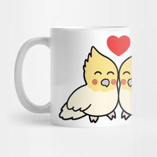 Lutino Pearl Cockatiel Love Mug